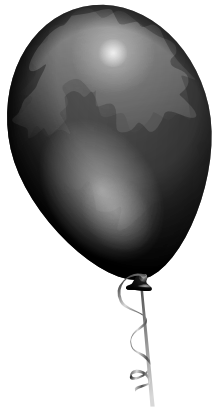 Icône noir ballon à télécharger gratuitement